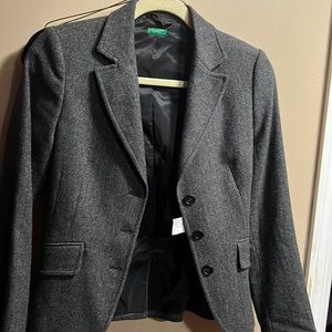 United colors of Benetton gray tailored jacket